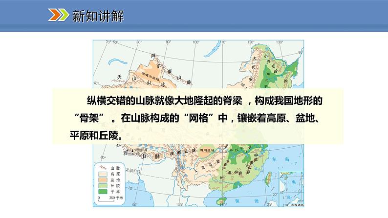 人教版地理八年级上册课件2.1.1地形类型多样，山区面积广大03