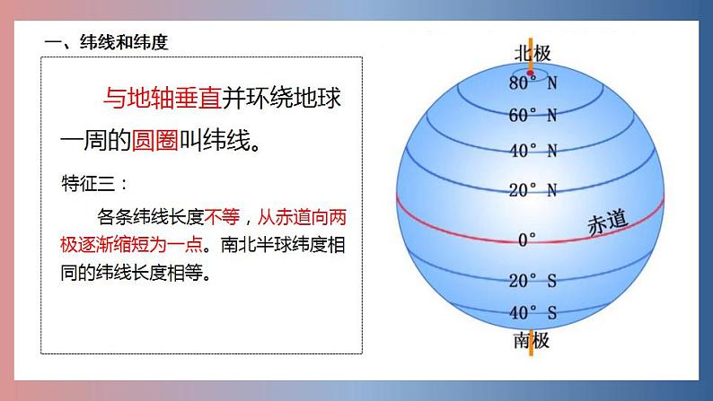 湘教版七上地理2.1《认识地球》第2课时 经纬线 课件08