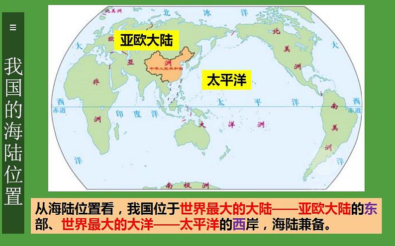 2022-2023学年人教版地理八年级上册第一章第一节《疆域》课件第4页