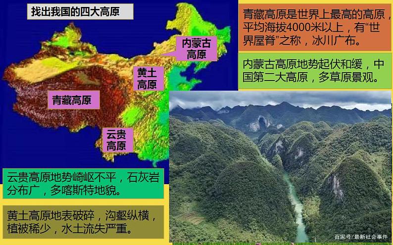 人教版地理八年级上册第二章第一节《地形和地势》课件07