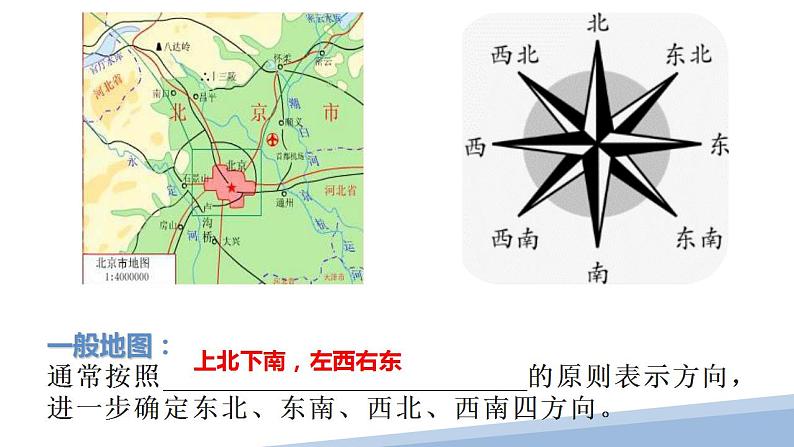 1.3地图的阅读-地图上的方向课件-2021-2022学年七年级地理上学期人教版第7页