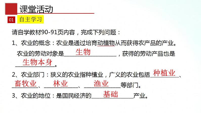 人教版地理八年级上册 4.2 农业 课件第5页