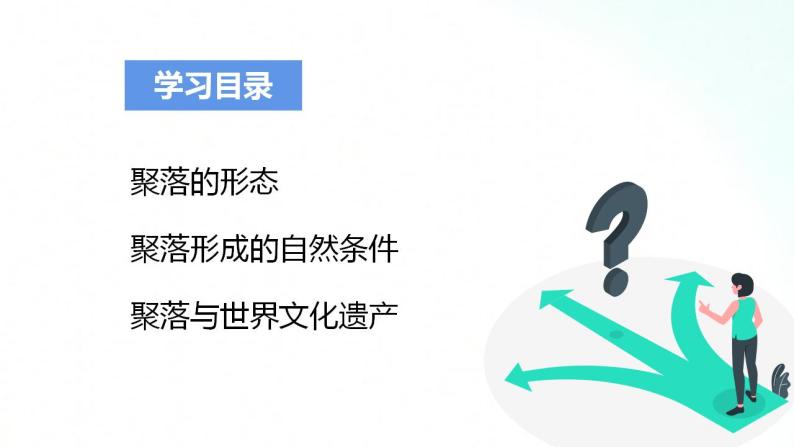 人教版地理七年级上册 4.3人类的聚居地——聚落 课件+同步练习03