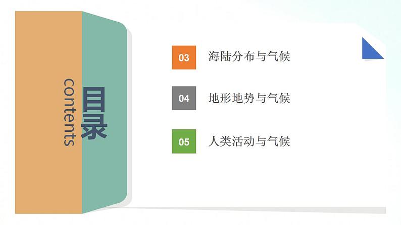 湘教版地理七年级上册 4.3  影响气候的主要因素  第2课时 课件+同步练习03