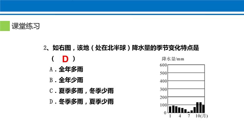 第三章 第3节 降水的变化与分布 课件 2022-2023学年人教版地理七年级上册第8页