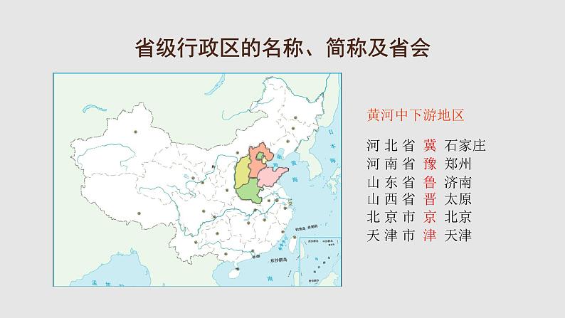 1.2中国的行政区划课件   湘教版八年级地理上册05