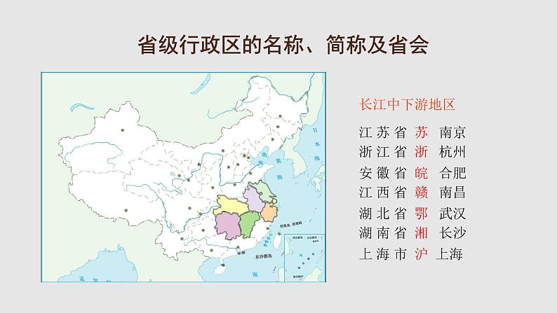 1.2中国的行政区划课件   湘教版八年级地理上册06