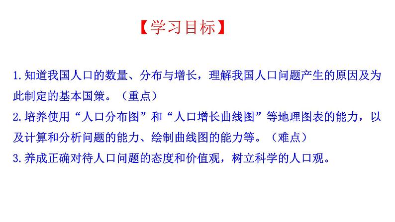 1.3 中国的人口  课件   湘教版地理八年级上册第3页