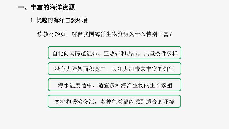 3.4中国的海洋资源课件   湘教版地理八年级上册06