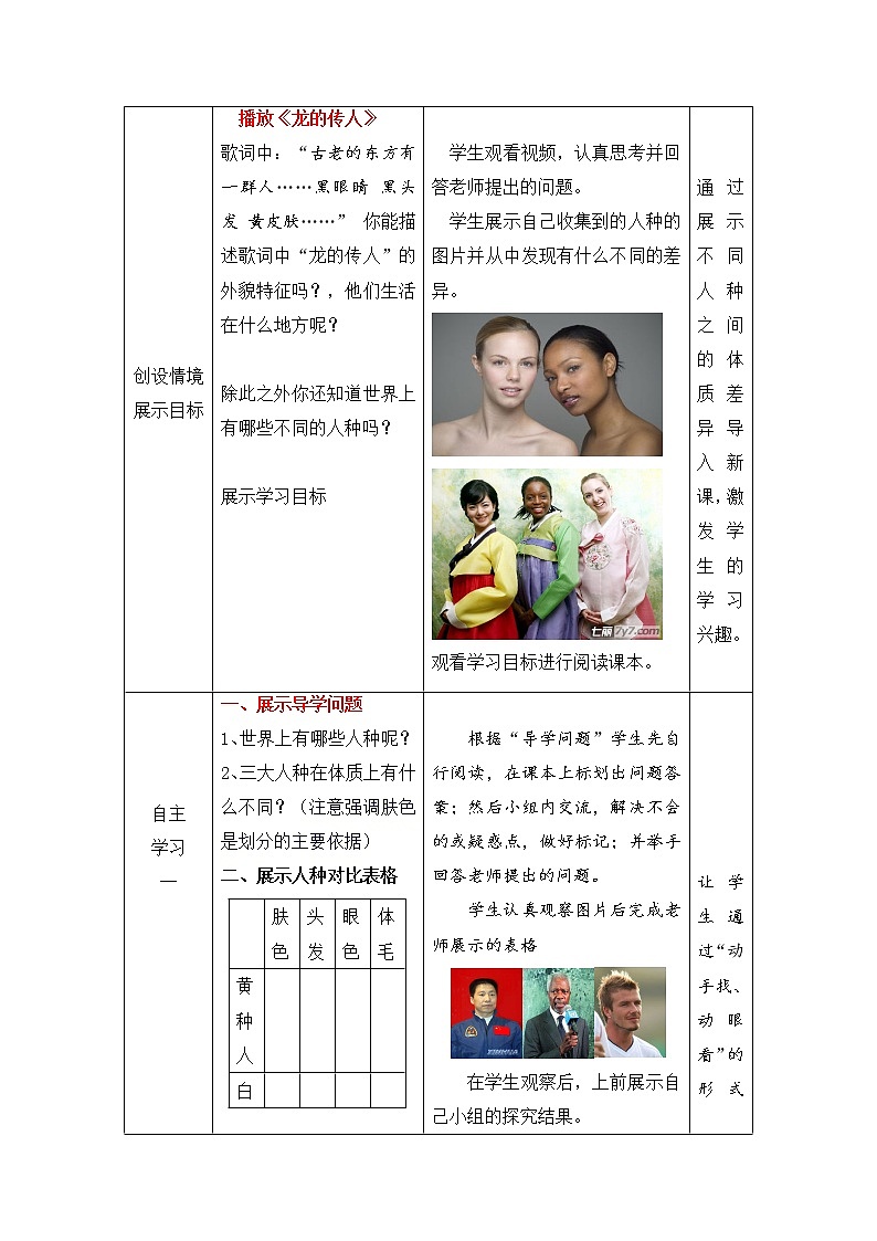 商务星球版地理七年级上第五章《世界的人种、语言和宗教》参考教案02