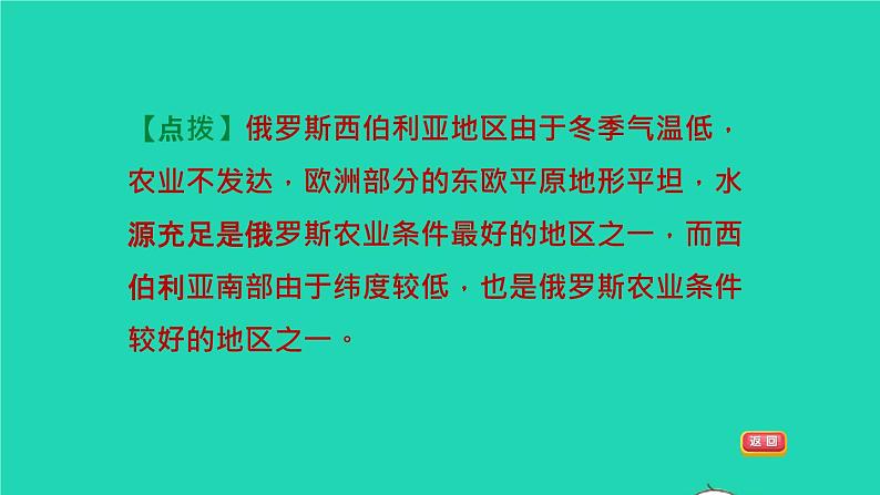 地理人教版七年级下册同步教学课件期末核心素养专练4人地协调观：不同区域自然环境对人类生产生活的影响习题第3页