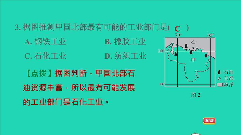 地理人教版七年级下册同步教学课件期末核心素养专练4人地协调观：不同区域自然环境对人类生产生活的影响习题第5页