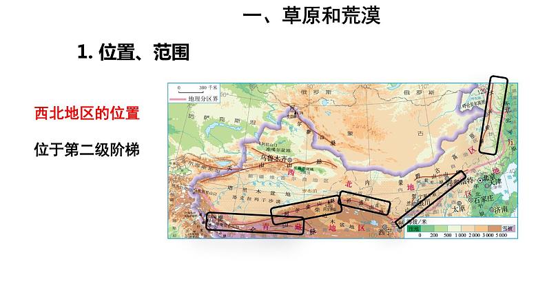 地理人教版八年级下册同步教学课件第8章西北地区第1节自然特征与农业第5页