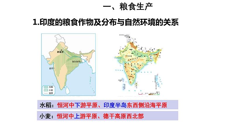 地理人教版七年级下册同步教学课件第7章 我们邻近的地区和国家第3节印度第2课时粮食生产迅速发展的服务外包产业07