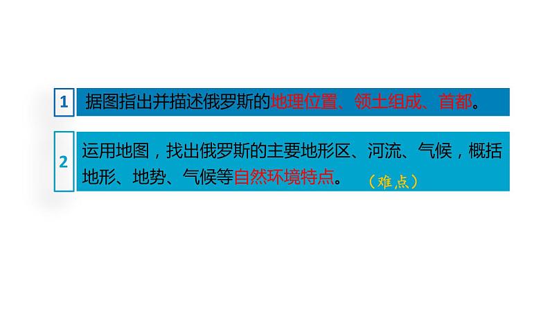 地理人教版七年级下册同步教学课件第7章 我们邻近的地区和国家第4节俄罗斯第1课时横跨亚欧大陆北部第5页