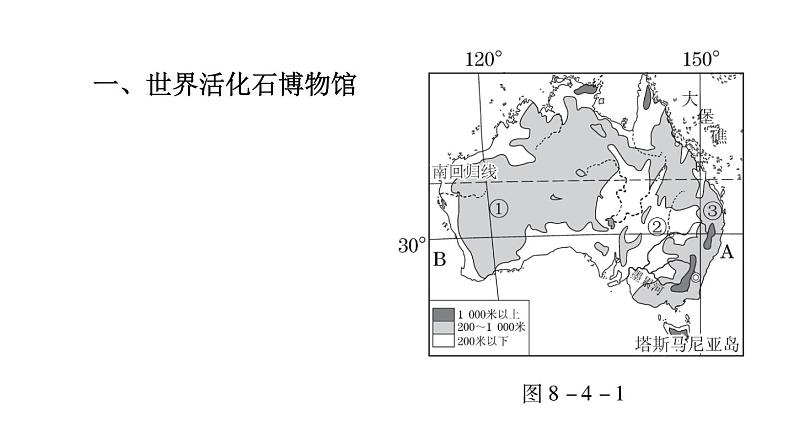 地理人教版七年级下册同步教学课件第8章东半球其他的国家和地区8.4澳大利亚习题02