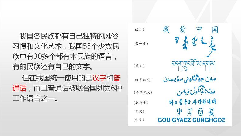 专题1.3 民族（同步课件）初中地理（鲁教版五四学制）七年级上册第6页