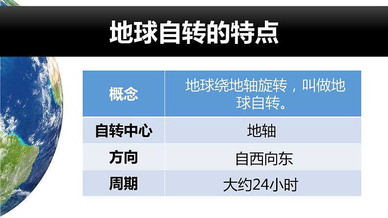 初中地理粤人版七年级上册 1.3 第1课时 地球的运动 同步课件 (共15张PPT)05