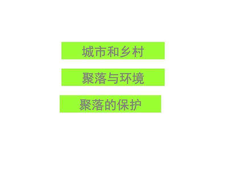 初中地理中图版八年级上册 3.3聚落（共44张PPT）第2页