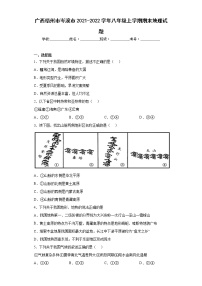 广西梧州市岑溪市2021-2022学年八年级上学期期末地理试题(含答案)