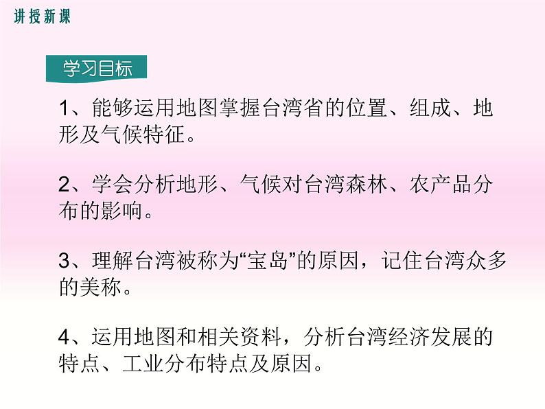 初中地理8下第七章第四节 祖国的神圣领土——台湾省精品教学课件第3页