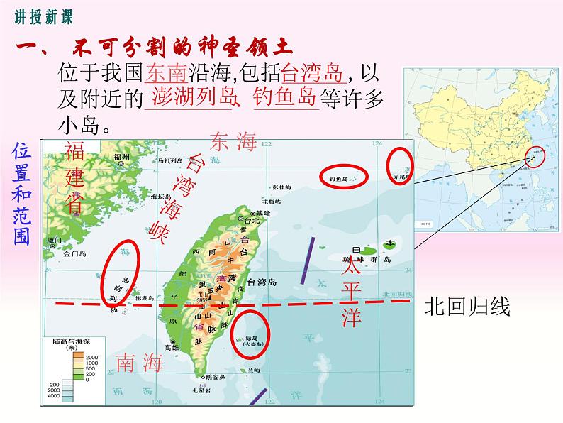 初中地理8下第七章第四节 祖国的神圣领土——台湾省精品教学课件第4页