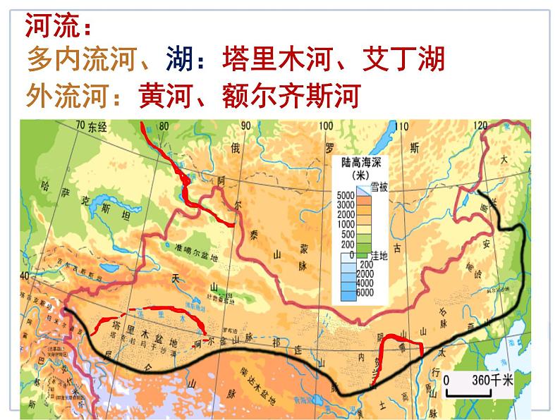 初中地理8下8.1西北地区自然特征与农业 课件B第6页