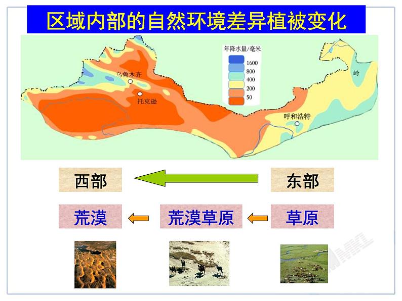 初中地理8下8.1西北地区自然特征与农业 课件B第8页