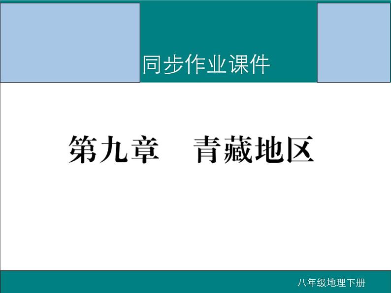 初中地理8下第九章 青藏地区期末读图复习课件01