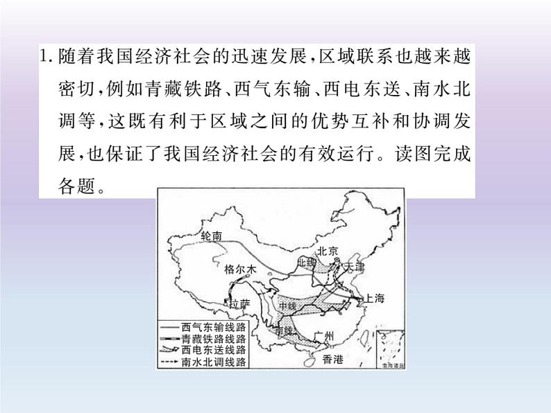 初中地理8下第十章 中国在世界中期末读图复习课件02