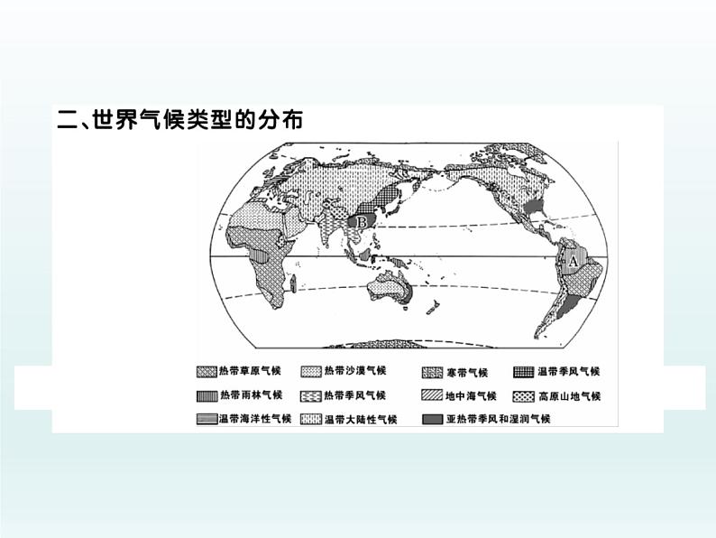 初中地理七上第1课时  气候的地区差异 世界气候类型的分布课件A03