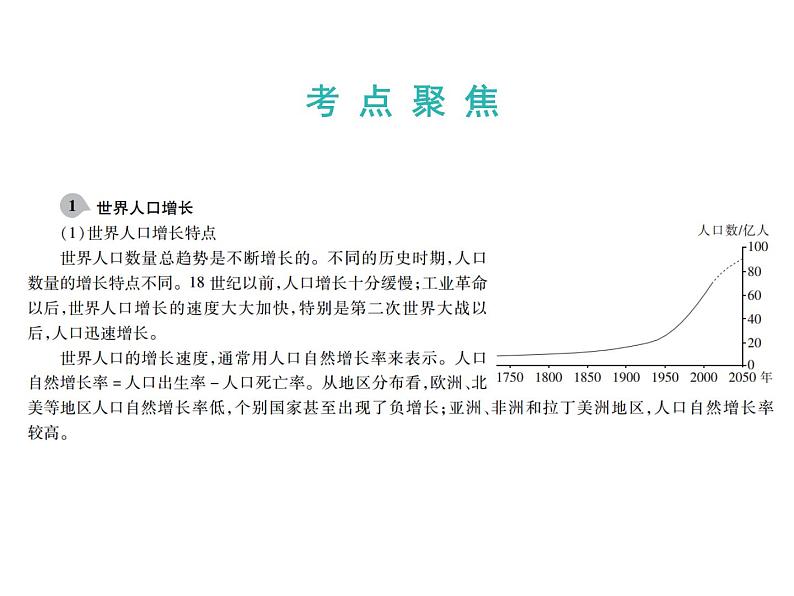 中考地理复习   课件：第一篇  核心知识 第5讲  居民与聚落  发展与合作 (共12张PPT)第3页