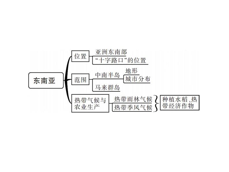 中考地理复习   课件：第一篇  核心知识 第8讲  东南亚  中东 (共9张PPT)第2页