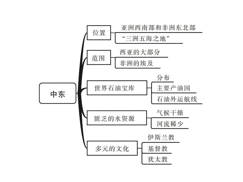 中考地理复习   课件：第一篇  核心知识 第8讲  东南亚  中东 (共9张PPT)第3页