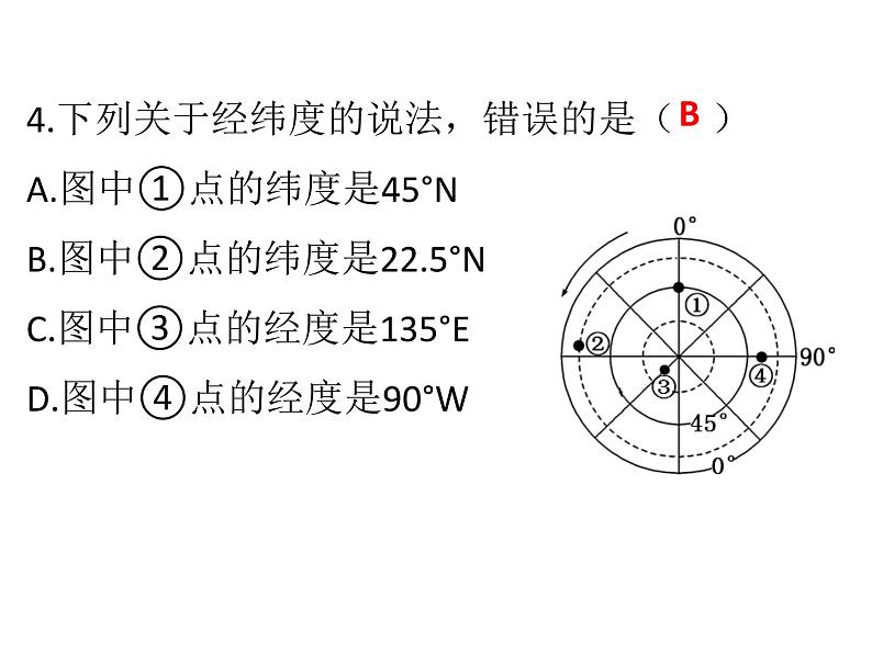 中考地理复习 考前冲刺课件：一、经纬网专题 (共18张PPT)04