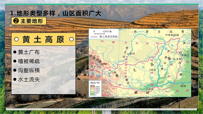 2.1地形地势特征课件2022-2023学年商务星球版地理八年级上册06