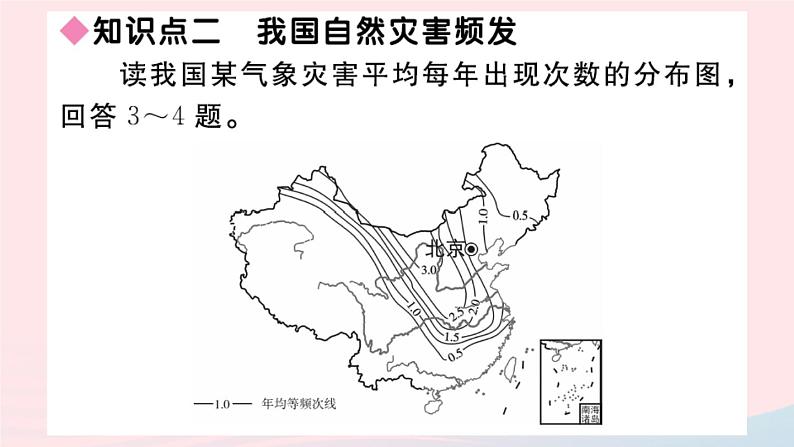 地理人教版八年级上册同步教学课件2 中国的自然环境第4节自然灾害第3页