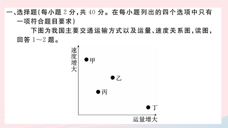 地理人教版八年级上册同步教学课件4 中国的经济发展检测卷02