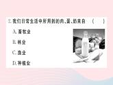 地理人教版八年级上册同步教学课件4 中国的经济发展第2节农业第1课时农业及其重要性我国农业的地区分布