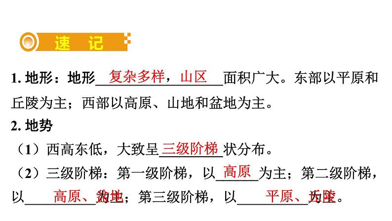 中考地理复习 课件二十一、中国的地形、地势06