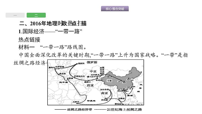 中考地理复习中考地理核心整合突破专题四　地理时政热点 （共60张PPT）07