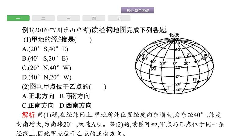 中考地理复习中考地理核心整合突破专题一　地理图表判读 （共38张PPT）06