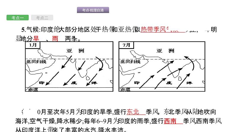 中考地理复习中考地理考前考点梳理第7讲　印度、俄罗斯 （共49张PPT）05