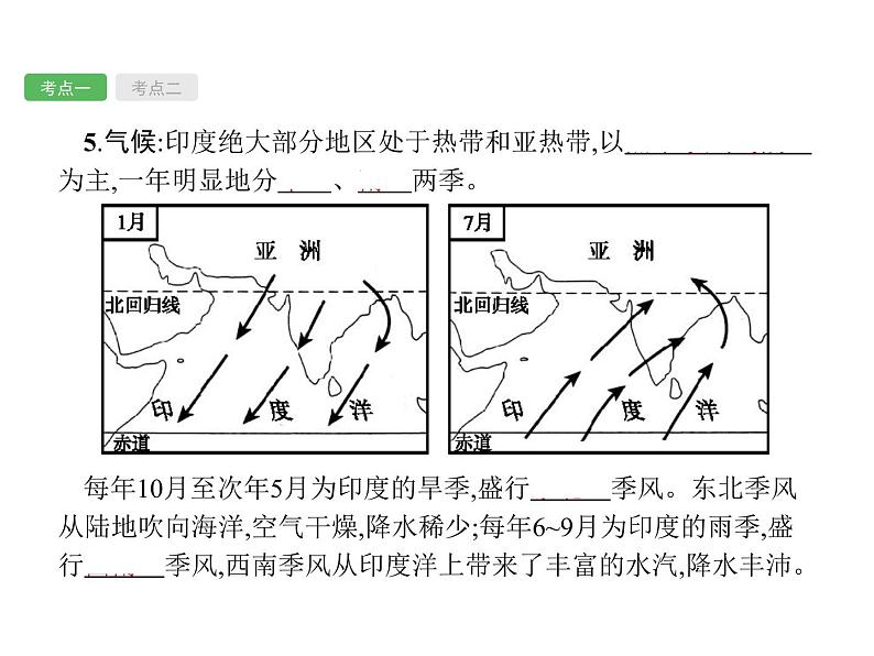 中考地理复习初中地理总复习课件：第7讲　印度、俄罗斯(共51张PPT)第5页