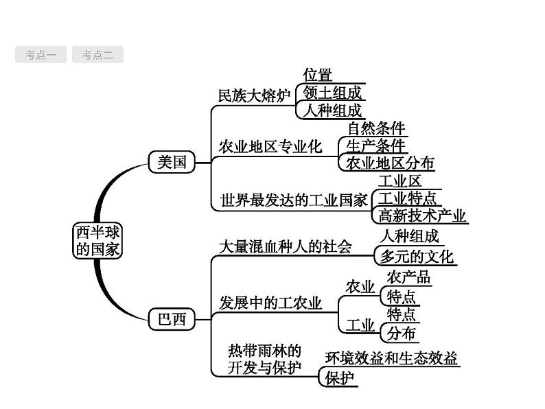 中考地理复习初中地理总复习课件：第10讲　美国、巴西(共49张PPT)第2页