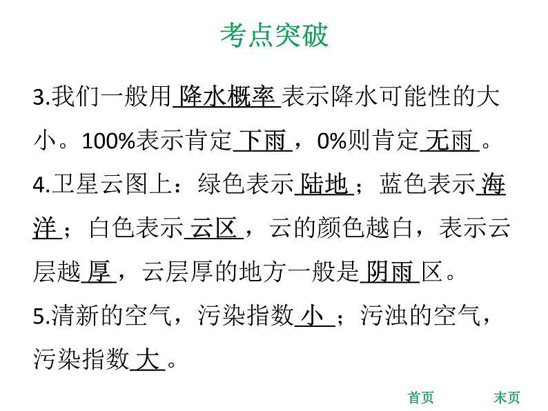 中考地理复习 专题突破课件：专题三  天气与气候07