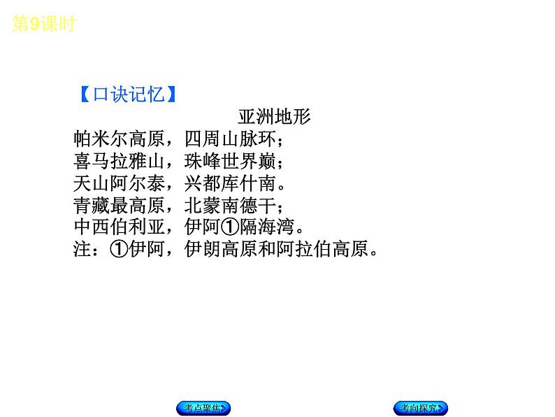 中考地理复习第六章　我们生活的大洲——亚洲七 级下册听课手册教学课件08