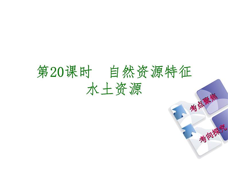 中考地理复习第三章　中国的自然资源八级上册听课手册教学课件02