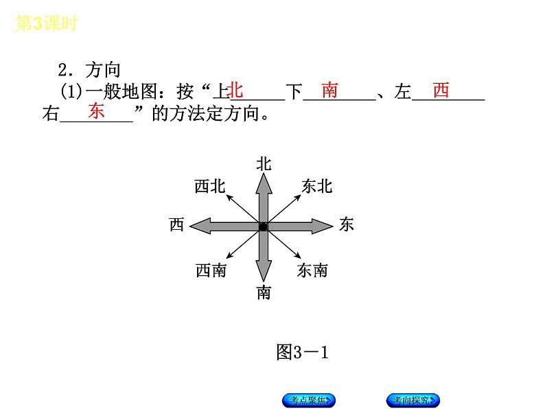 中考地理复习第一章  第3课时　地图听课手册课件05