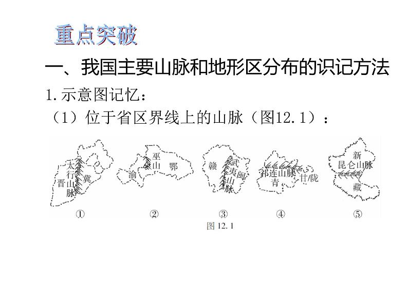 中考地理复习中考地理 二轮复习  中国的自然环境复习课件第4页